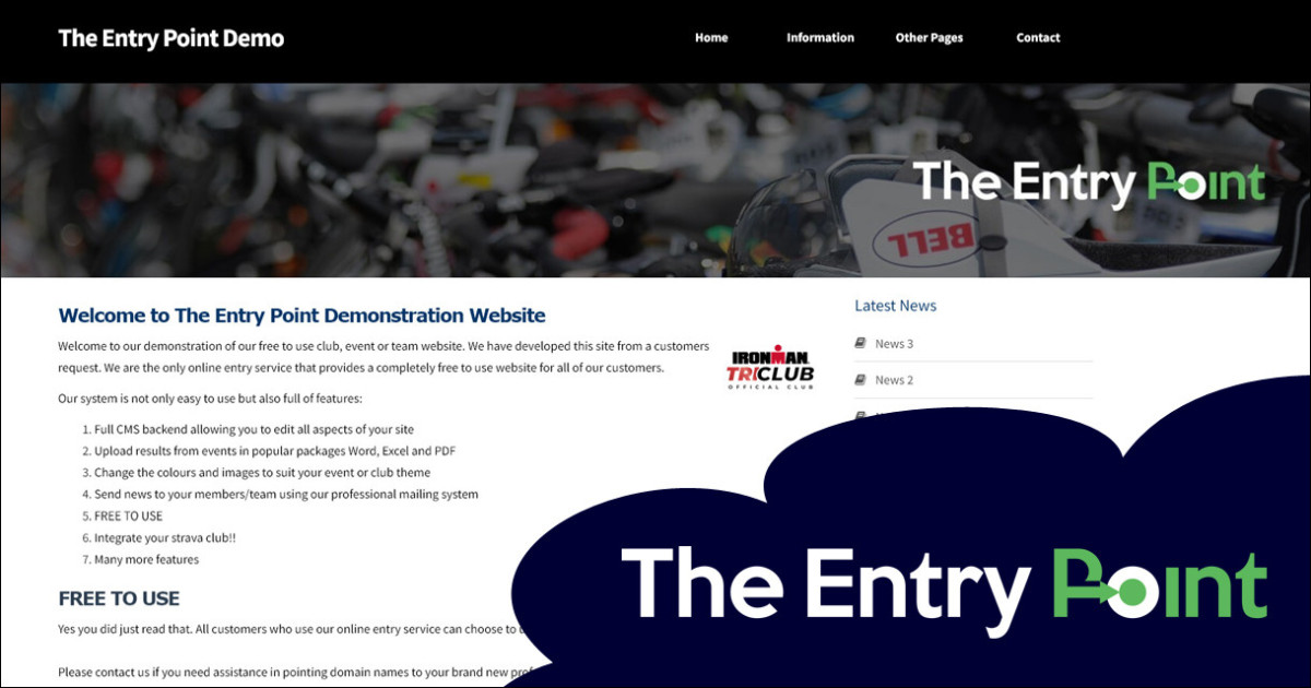 Free Website Builder with Domain, Ticketing & Membership Tools | The Entry Point
