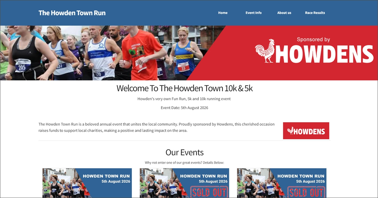 Howden Town Run Sells Out Fast – Powered by Sports Timing Solutions & The Entry Point