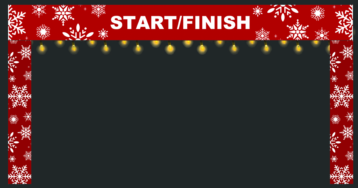 Christmas Race Arch Sparks Festive Magic for Santa Dash Season